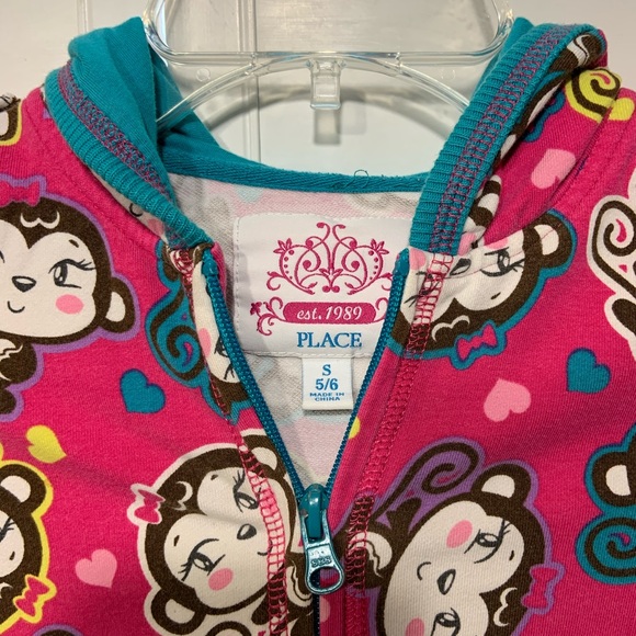 Youth Knit Zip Hoodie Size 5/6 - Picture 2 of 4